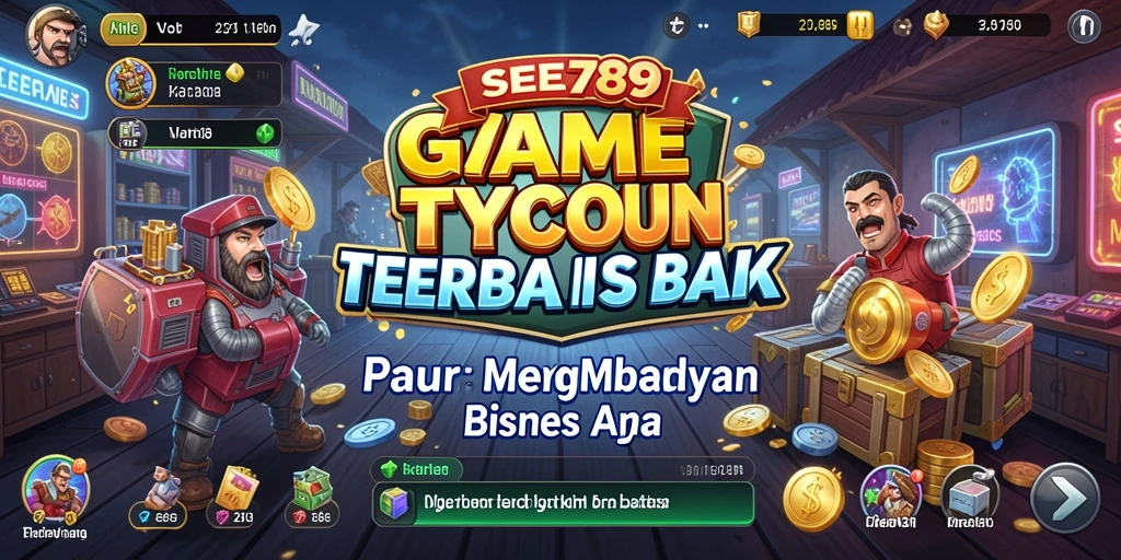 Screenshot gameplay SEE789 menunjukkan keseruan mengelola bisnis Tycoon.
