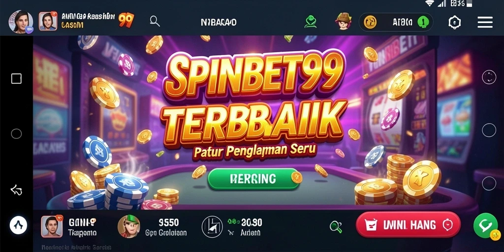 Tampilan menarik dari gameplay Kasino pada SPINBET99.